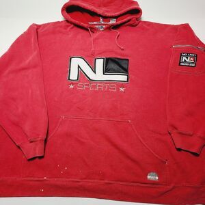 VINTAGE No Limit Sports Hoodie Soldier Master P Hoodie 2XL Red Distressed Y2k